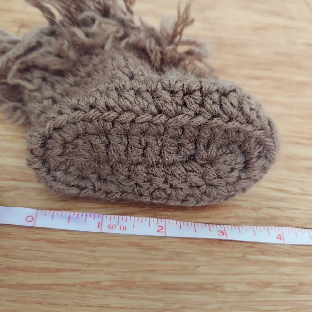 🎁 10/$25-Handmade baby moccasin booties